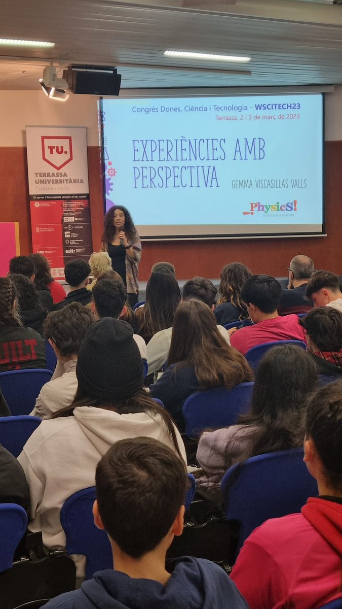 ThePhysicscat's tweet photo. #8M 👉"Experiències amb perspectiva", una sessió per a reflexionar a l'aula i trencar els estereotips de gènere que ens afecten en l’elecció del nostre futur quan parlem de vocacions científiques. #perspectivadegenere #8Mciencia #ESO #Batxillerat

https://t.co/i5gP4rcYjG https://t.co/FtXQ2FJvLq