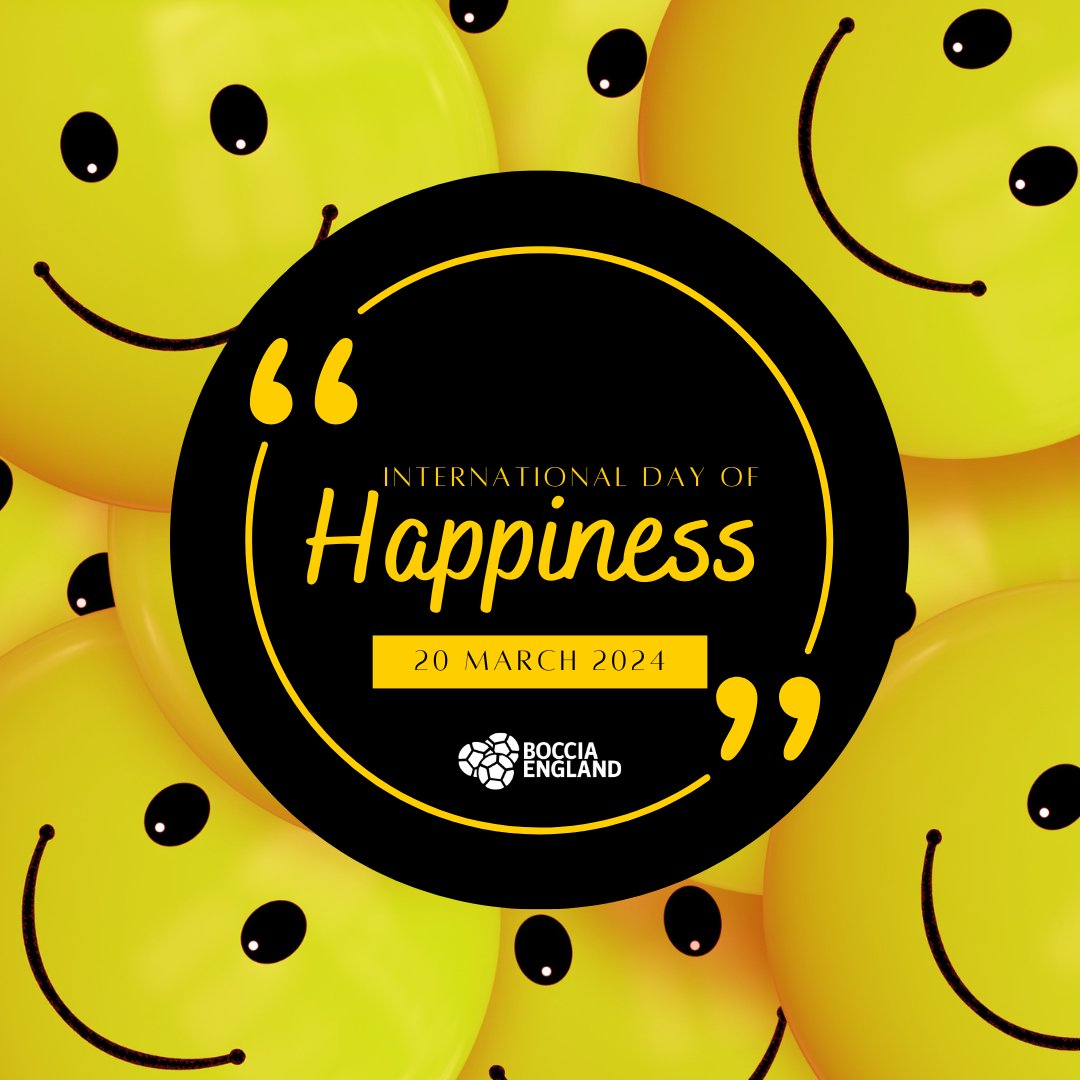 Today is International Day of Happiness!! The theme this year is 'Happier Together' reminding us that lasting happiness comes frm feeling connected to others and being part of something bigger. We would like to to focus today on what makes you and others happy.