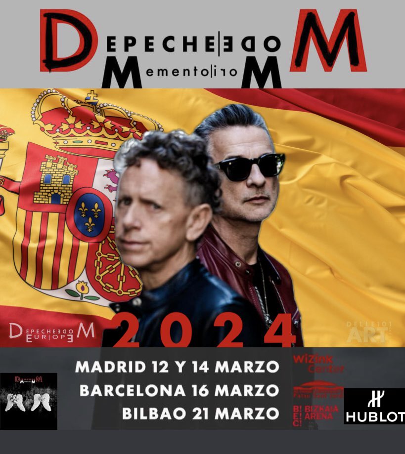 Next stop: Spain #DepecheMode #MementoMoriTour