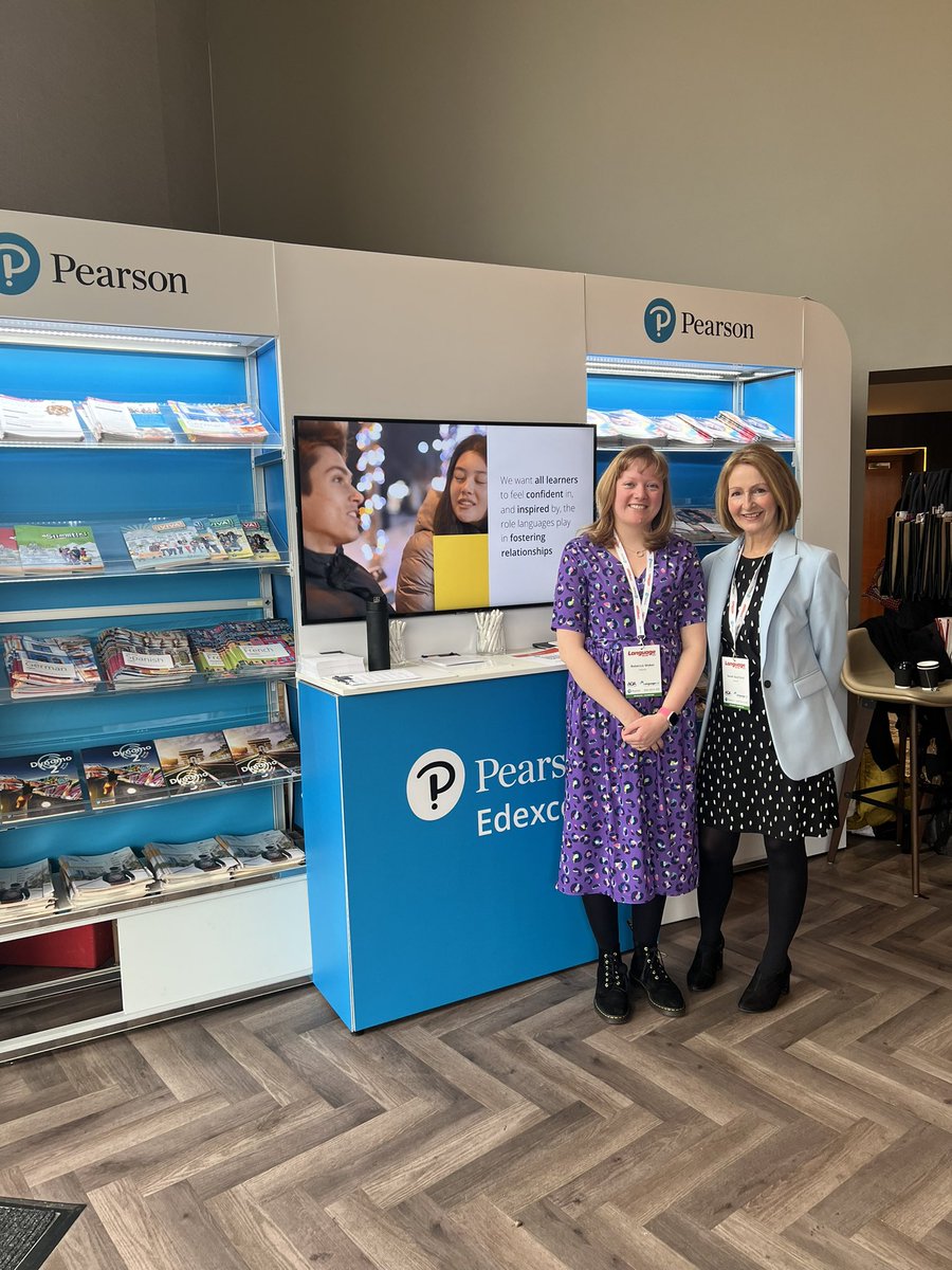 R Waker (@bexn91) on Twitter photo Great to be here representing <a href="/PearsonSchools/">Pearson Schools UK</a> at <a href="/ALL4language/">ALL Languages</a> Language World #lw2024 
Please come and say hi and take some copies of our samples. 
Looking forward to chatting with you. 
#MFLTwitterati Great to be here representing <a href="/PearsonSchools/">Pearson Schools UK</a> at <a href="/ALL4language/">ALL Languages</a> Language World #lw2024 
Please come and say hi and take some copies of our samples. 
Looking forward to chatting with you. 
#MFLTwitterati