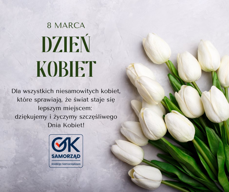 OKSamorzad's tweet photo. #DzienKobiet

Wszystkiego najlepszego z okazji Waszego Święta, Drogie Kobiety🌷💐! https://t.co/p26Tgjyb9K