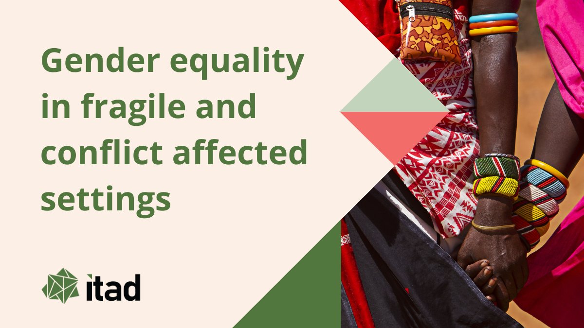 In fragile and conflict-affected contexts, #genderinequality is often pervasive at all levels. With targeted strategies we can disrupt inequalities, create new spaces and open the door to change: bit.ly/47yG2CB #IWD2024 #WomensDay #FCAS #Eval #GlobalDev