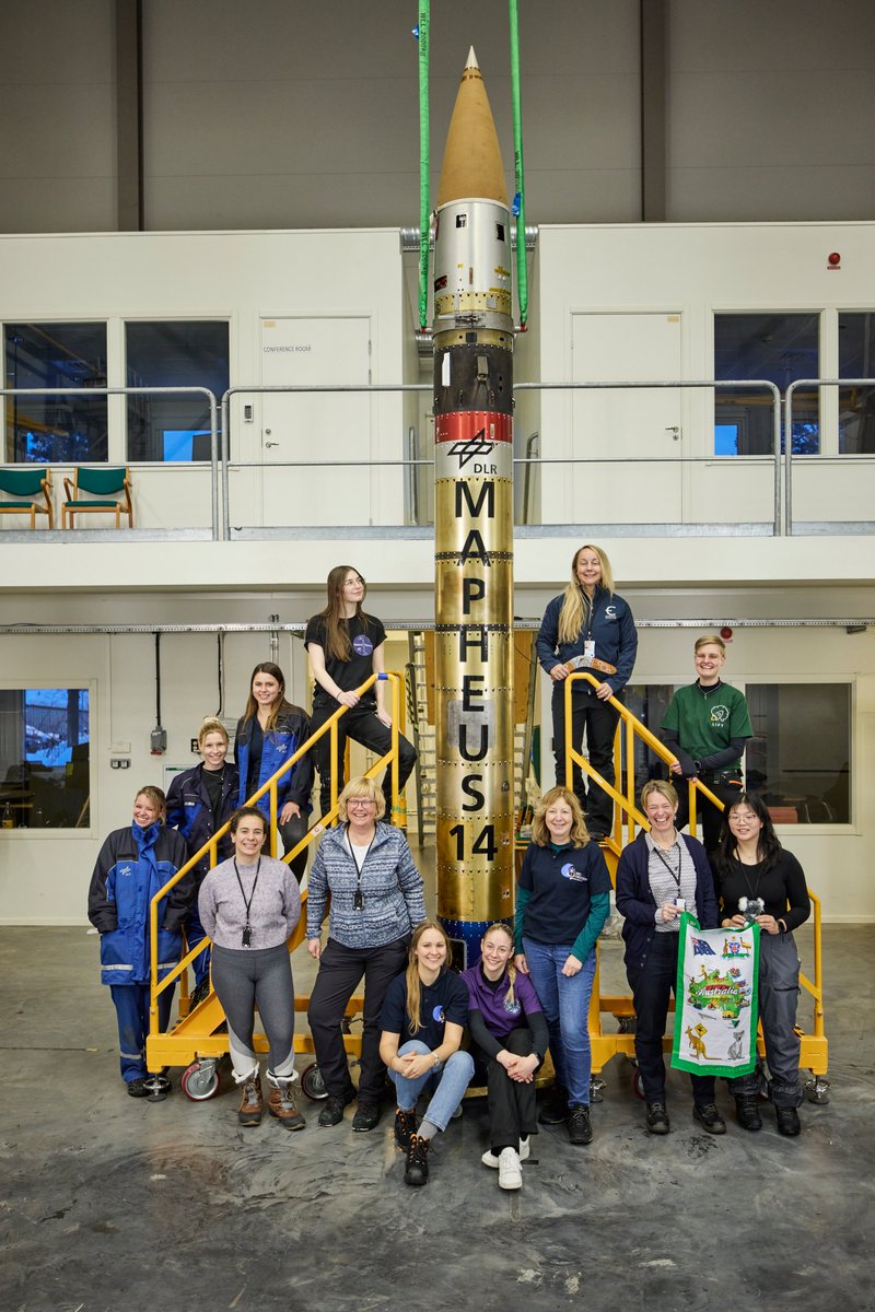 LauraAlvarez_F's tweet photo. 'World needs science, and science needs women'.
One day we won't need a 'date' reminder. For the time being, let's cheer for women's rights.
Pic: @dlr Our team of amazing women in the rocket launch #MAPHEUS14 #moraba @univbordeaux
@SSCspace https://t.co/Qn0v2Q2yZ9