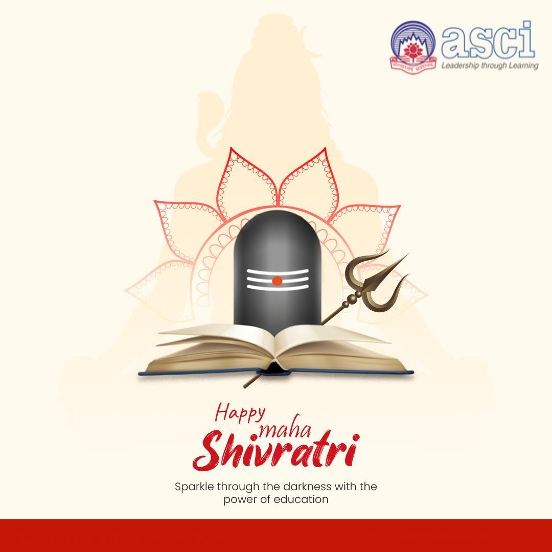 ASCi extends heartfelt wishes to all on the auspicious occasion of Maha Shivaratri  ! May the divine blessings of Lord Shiva fill your life with peace, prosperity, and spiritual enlightenment. 🙏🕉️
#ASCIPGDM #management #pgdm #MBA #pgdmstudents #education #pgdm2024 #pgdmlife