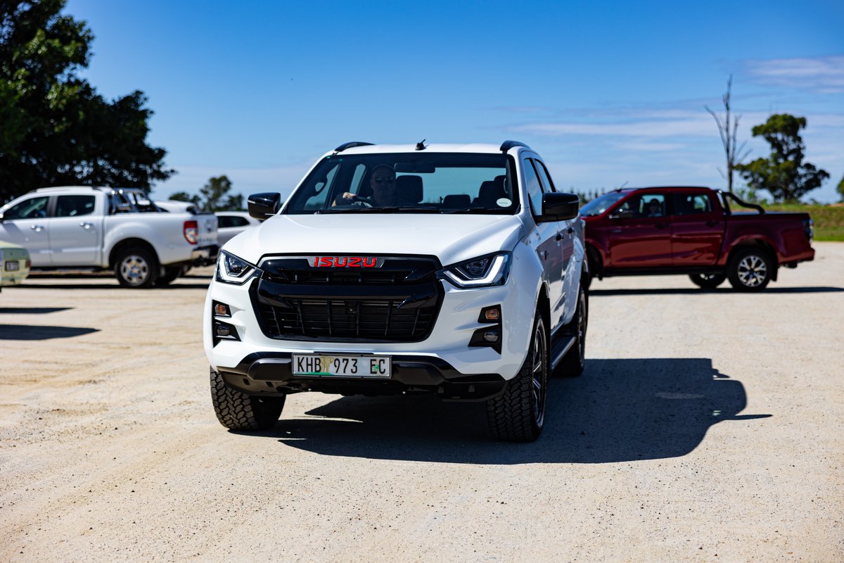 isuzusa's tweet photo. Our friends joined us in the picturesque Knysna as they got to test drive the all-new ISUZU X-RIDER. Experience its bold styling &amp;  renowned capability as we conquer city streets and rugged terrains. 

Stay tuned for more exciting adventures on Day 2! 🤩

#ISUZUXRIDER #GoXTRA https://t.co/ZKWHOTPN0J