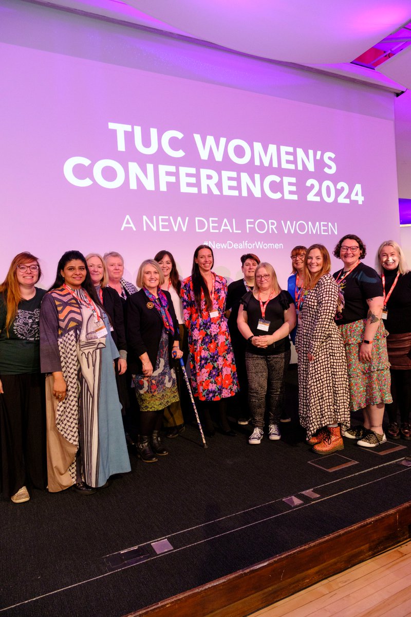 So proud to be spending #InternationalWomensDay with these strong sisters. 💪♀️✊
<a href="/NEUnion/">National Education Union</a> <a href="/NEUWomen/">NEU Women</a> 
#iwd #tucwomensconference #newdealforwomen