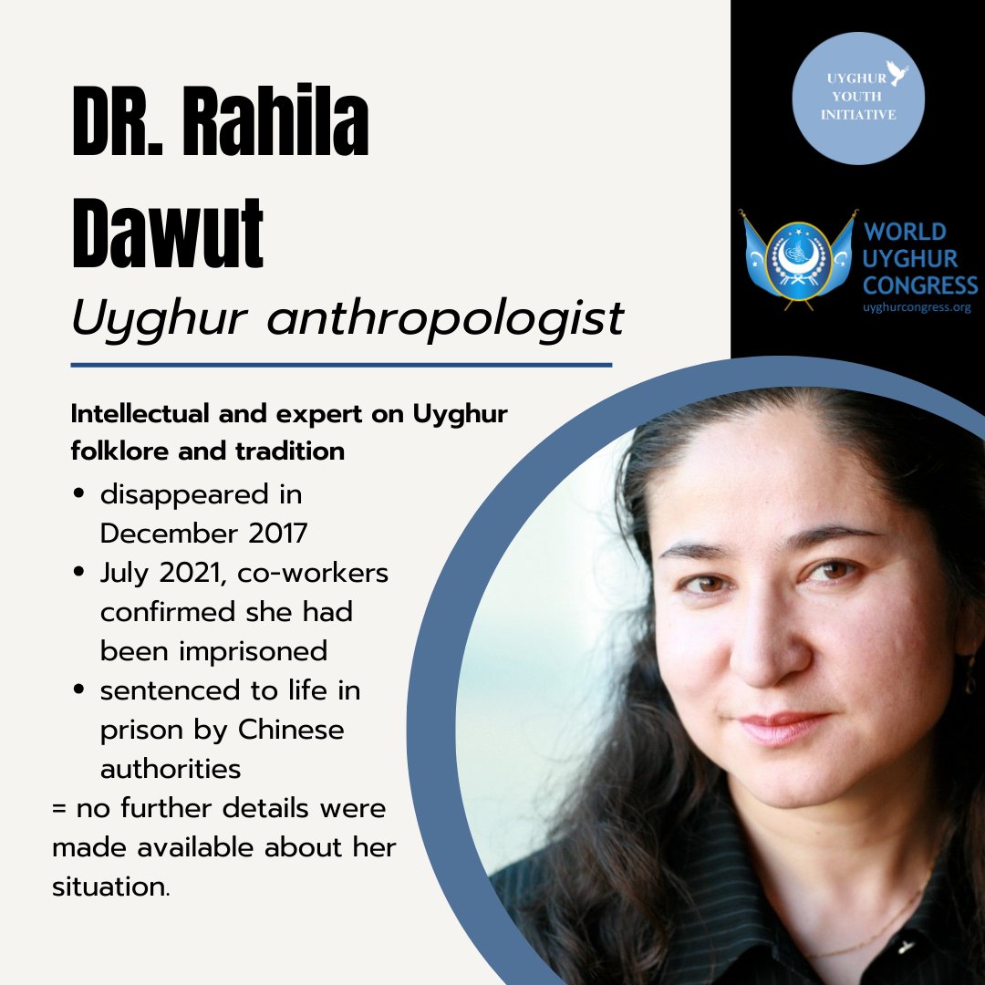 Dr. Rahile Dawut, Uyghur anthropologist.