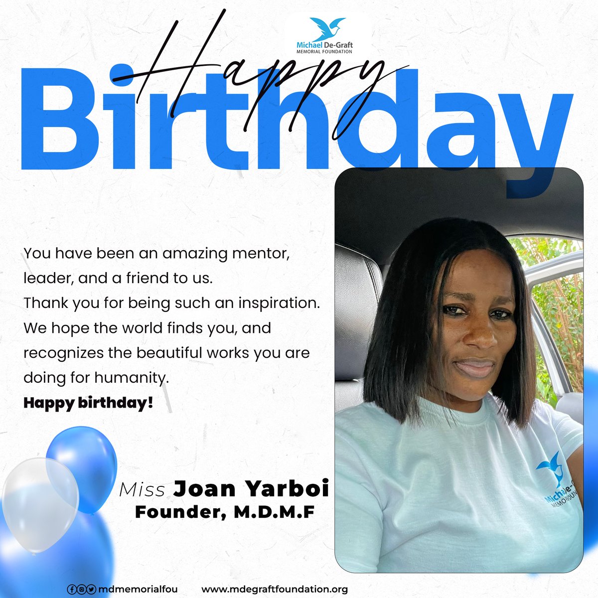 mdmemorialfou's tweet photo. It's yet another milestone in the life of our founder. We wish her the very best life could offer her, and celebrate her for the height she's achieved in making the world a better place. Happy birthday, mummy, and a happy International Women's Day.

#InternationalWomensDay https://t.co/1zNi4qYzvB