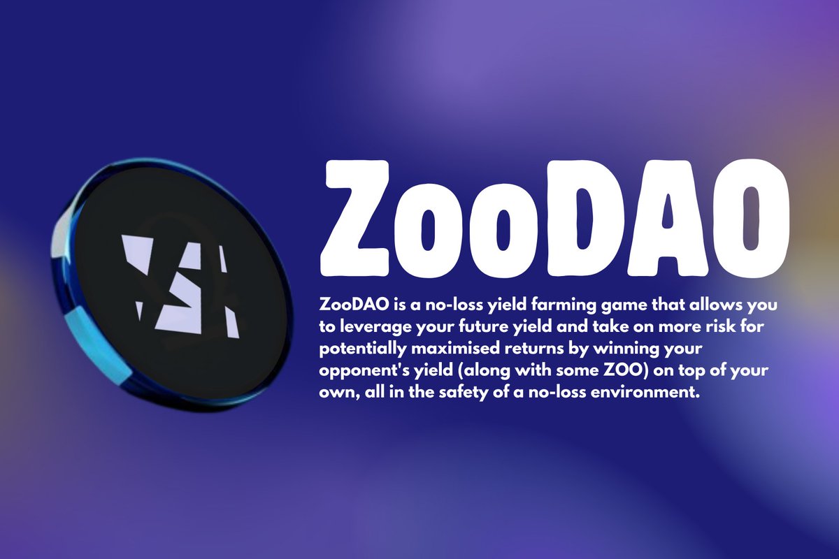 maxclicking777 (@lefttoorz) on Twitter photo Are you an NFT enthusiast looking to earn yield without the risk of losing your NFT assets? Look no further! Yield farming just got better with <a href="/ZooDAO/">ZooDAO | (🖼️,🏦)</a> platform!
✅ Experienced Team
✅ User-Friendly Interface
✅ No-Loss Environment
A thread 👇🧵
#ZooDAOCompetition $ZOO #ZooDAO Are you an NFT enthusiast looking to earn yield without the risk of losing your NFT assets? Look no further! Yield farming just got better with <a href="/ZooDAO/">ZooDAO | (🖼️,🏦)</a> platform!
✅ Experienced Team
✅ User-Friendly Interface
✅ No-Loss Environment
A thread 👇🧵
#ZooDAOCompetition $ZOO #ZooDAO