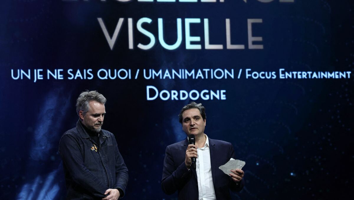 🎮 Le jeu vidéo '#Dordogne' élu plus beau jeu français de l'année @studio_jnsq #Pegases2024 ➡️ l.francebleu.fr/fsoM