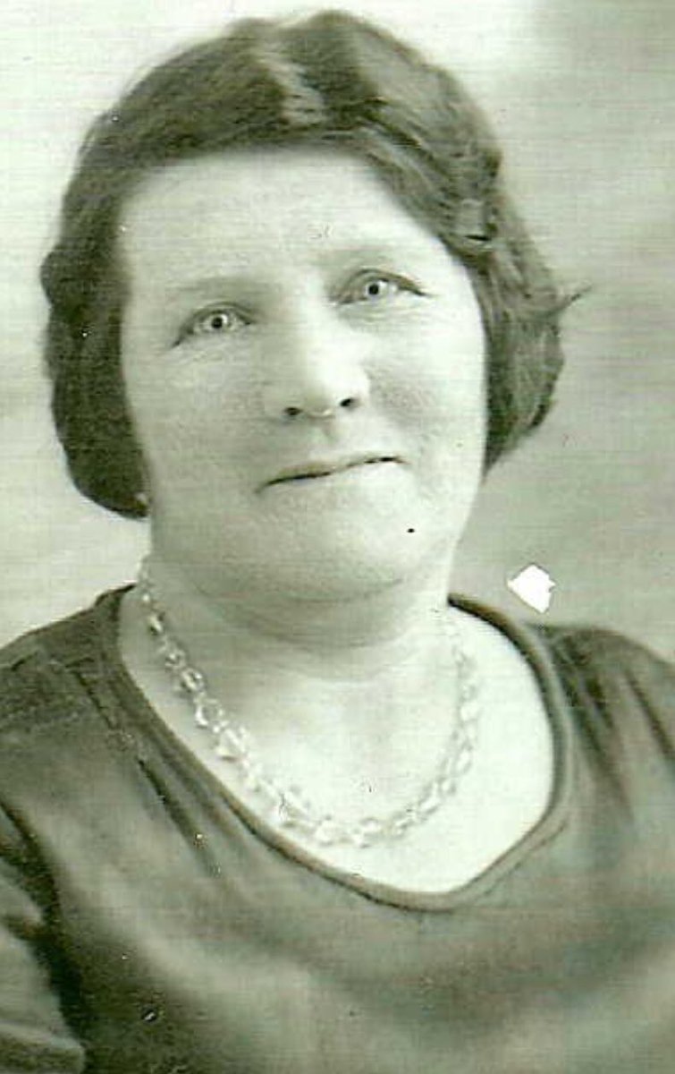 My grandmother Emma Bruce. Spent much of her childhood in the workhouse due to her father’s poor health. Sent by the workhouse into service at fourteen. Was one of the first generation of women given the vote in 1918. #InternationalWomansDay