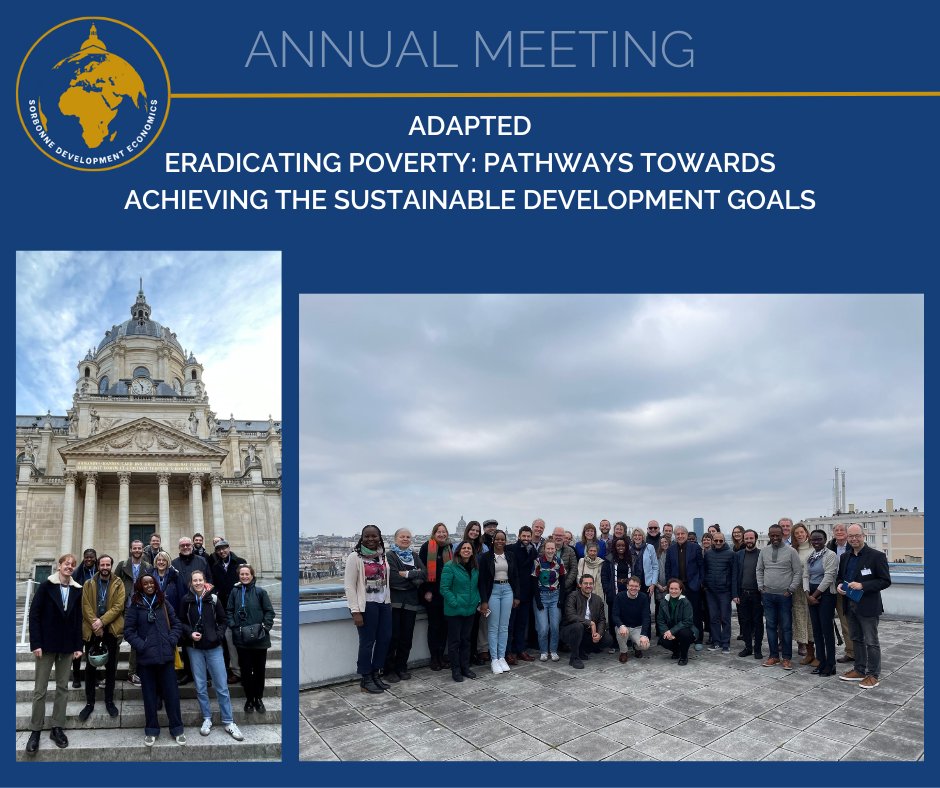 Last week, we were very pleased to host the third <a href="/ADAPTED_EU/">European Joint Doctorate ADAPTED</a> annual meeting in Paris <a href="/SorbonneDevEcon/">Sorbonne Development Economics</a>. 

Thank you to all the participants!

ADAPTED website: adapted-eu.org