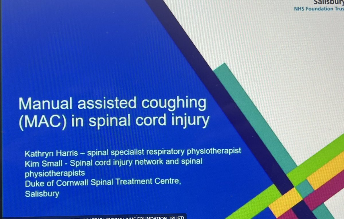 Another fantastic resource presented by @KHarriskx. The link to the manual assisted cough video is on our website risci.org.uk/education/