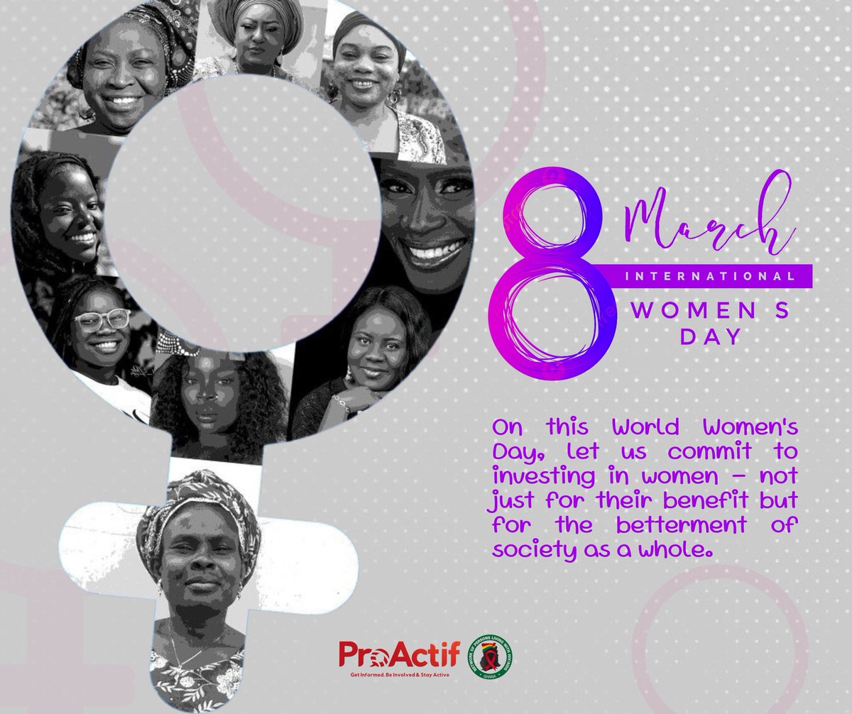 On this World Women's Day, NAP+ Ghana celebrates the incredible achievements of women and emphasizes the need for society to invest more in their progress. #InvestInWomen #Equity #FairWages @gnpplus @UNAIDS @GlobalFund