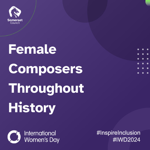 This #InternationalWomensDay, we are celebrating Female Composers Throughout History with this specially curated playlist. Travel through time & discover some wonderful music, from composers you may never have heard of Listen here: shorturl.at/jpsNX #PerformingArtsLib