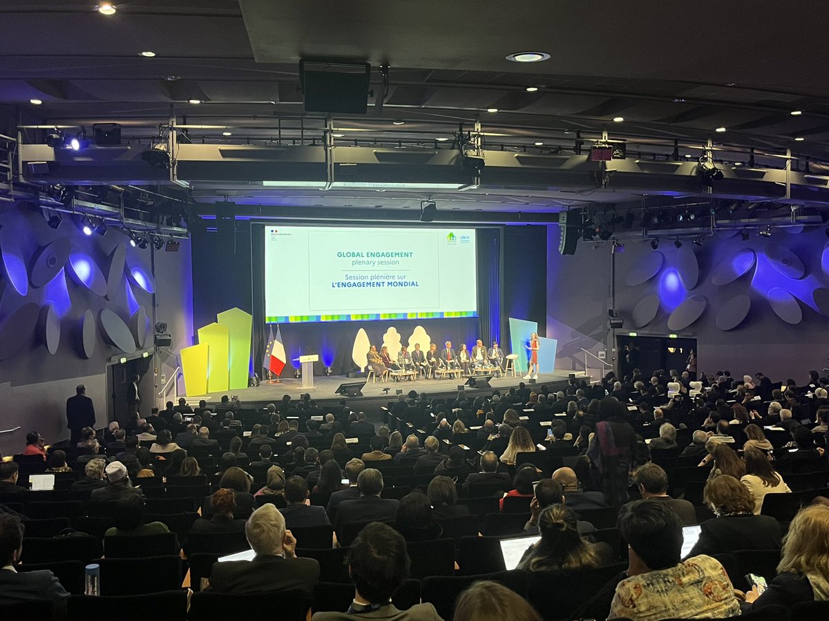 Full room for the launch of the ‘Declaration de Chaillot’ and the Buildings Breakthrough priority actions.

Habitat joins fellow built environment stakeholders in making specific commitments to support the Forum’s ambition to decarbonize the sector. 

👉 habitat.org/newsroom/2024/…