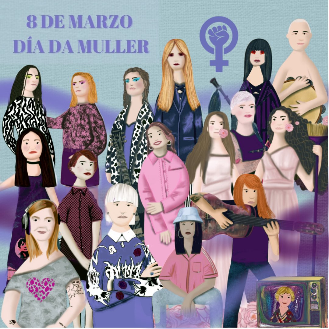 8 de Marzo día da muller.

O matriarcado de artistas galegas non pode ser máis potente.

#GaliciaMusiCalidade #Galicia