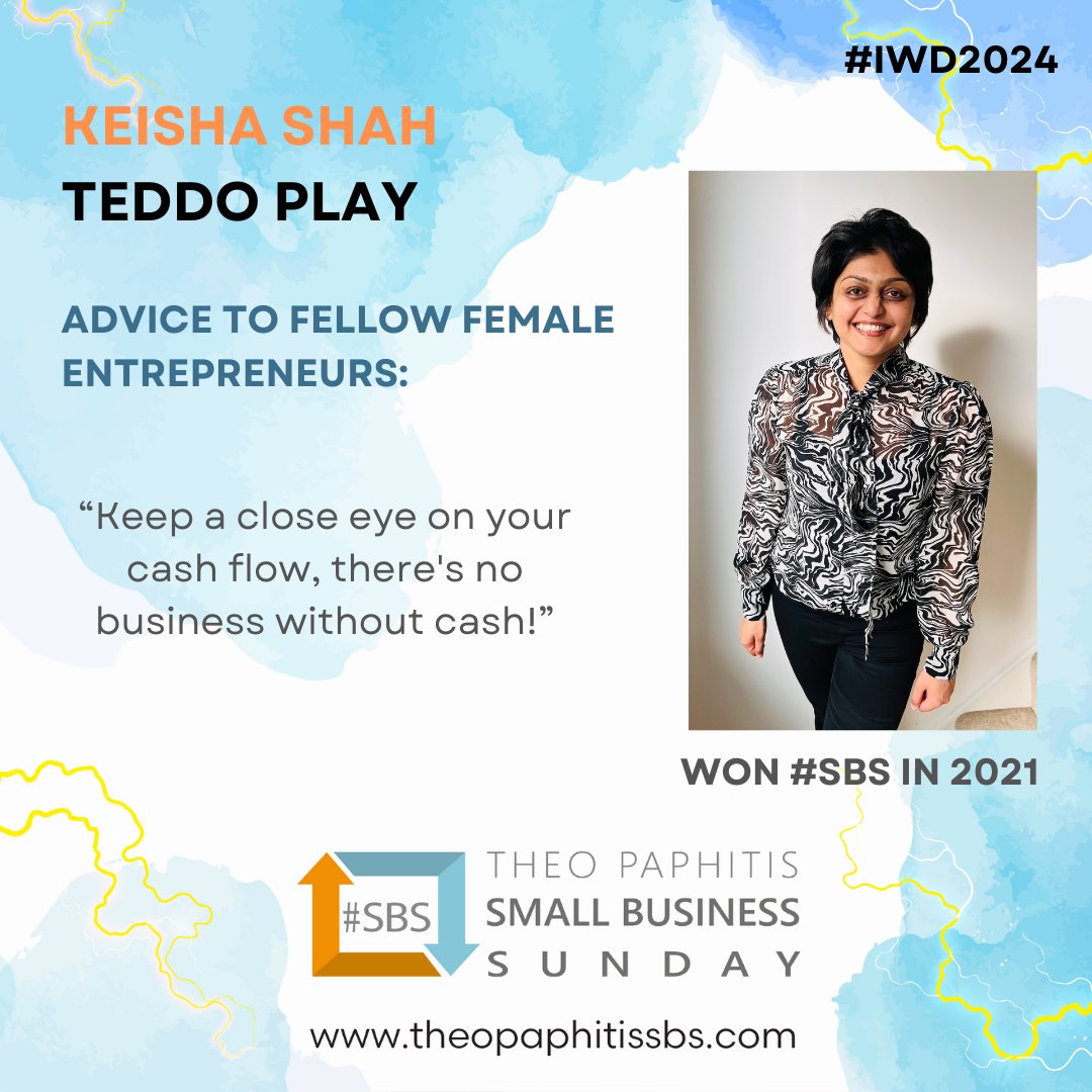 The #SBS network is made up of 80% fantastic female entrepreneurs who we celebrate today. We reached out to them to share their advice with fellow female entrepreneurs and thanks to <a href="/TeddoPlay/">TeddoPlay</a> for sharing theirs... #IWD2024 #IWDxSBS