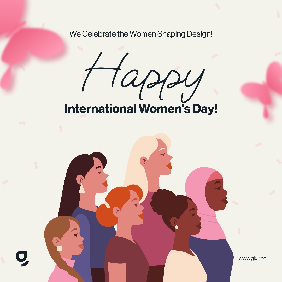 This #InternationalWomensDay, we're honoring the incredible women who inspire us with their creativity and innovation in design.

At Gixlr, we believe diverse perspectives are what makes great design.
Tag a woman who inspires you.
#Gixlr #IWD2024 #WomenInDesign #DiversityInDesign