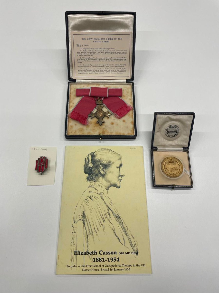 It's #InternationalWomensDay today, so we're celebrating Elizabeth Casson: pioneer of Occupational Therapy and founder of Dorset House. To find out more about the school, its staff and its students, check out the Special Collections website buff.ly/49veNu1