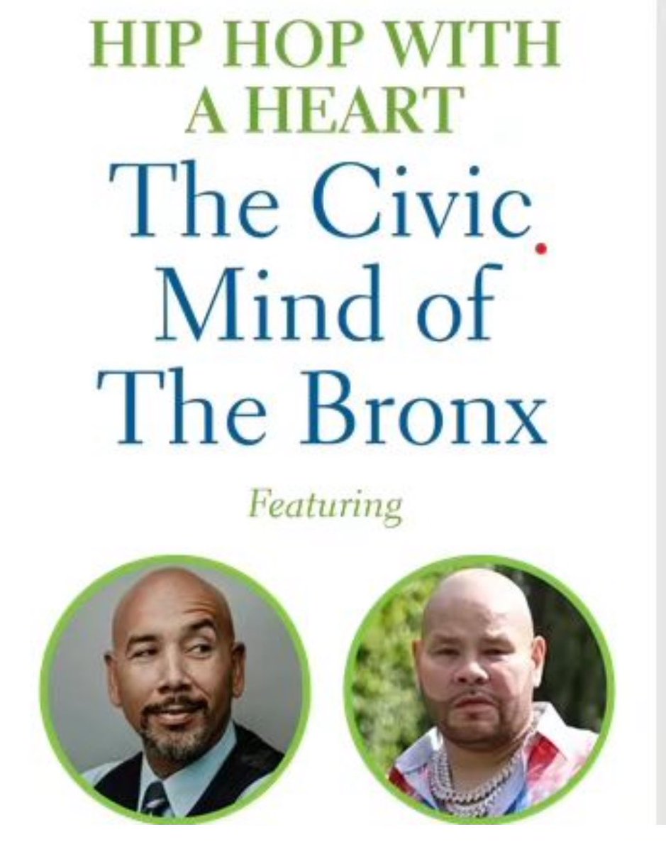 I am proud to announce the Herbert H. Lehman Memorial Lecture, “Hip Hop with a Heart: The Civic Mind of the Bronx,” featuring yours truly and @fatjoe. On Tuesday, March 26th 11am at @lehmancuny . Register today at Lehman.edu/events. Limited seats available.🙅🏽‍♂️🙅🏽‍♂️