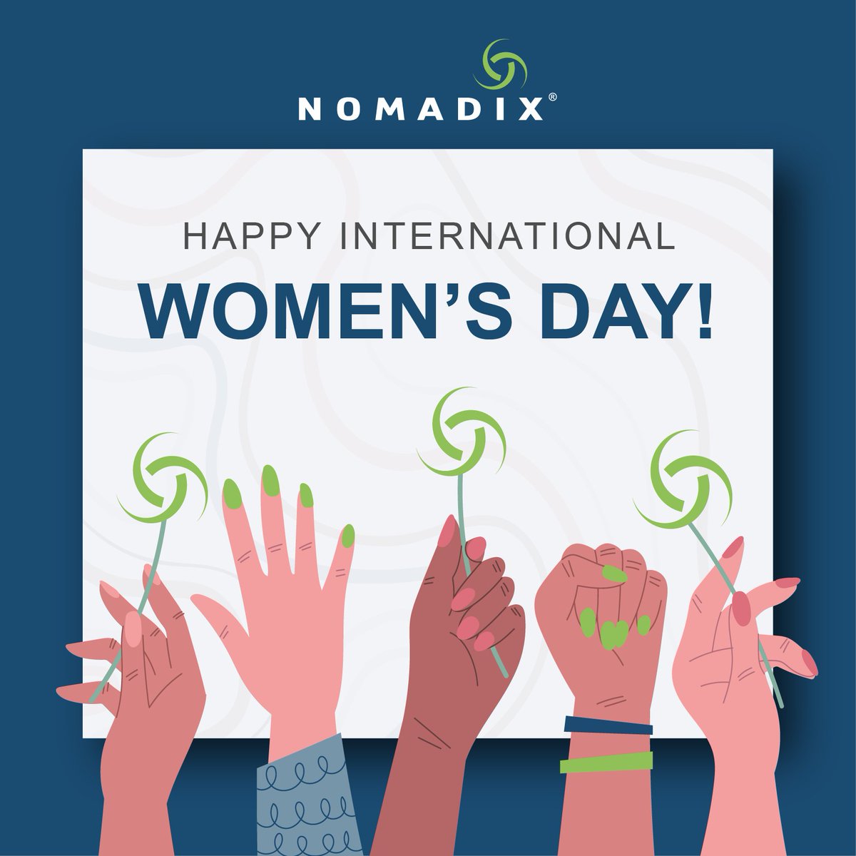 Happy International Women’s Day 2024, we believe in investing in women to accelerate progress in the world.  It’s essential for driving innovation and creating positive change. Here’s to all the amazing women making a difference every day. #IWD2024 #EmpowerWomen #Nomadix"