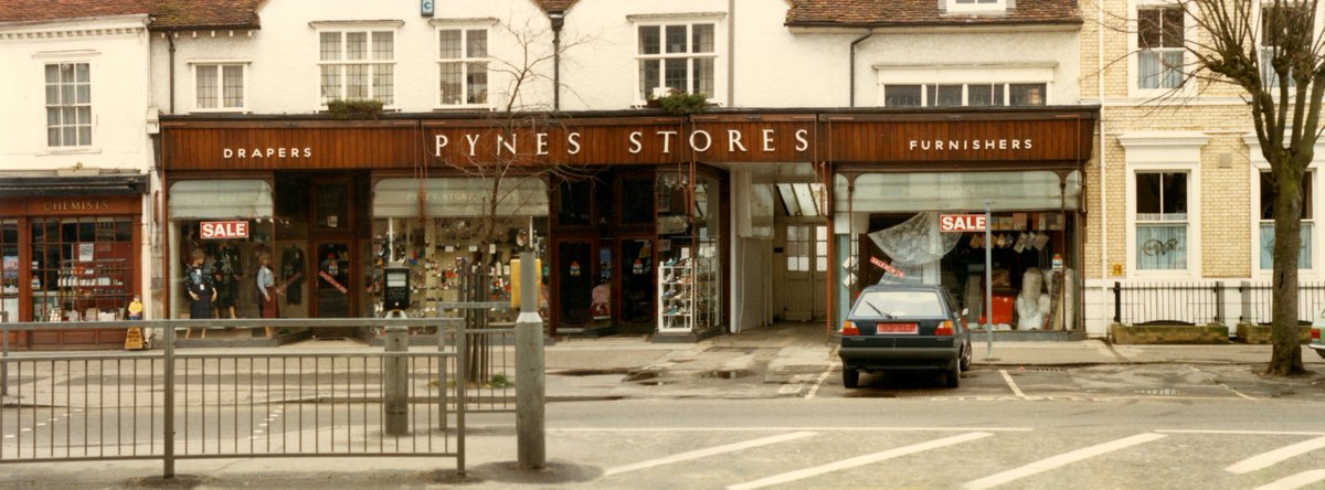 Who remembers Pynes Stores Pynes was a familiar store on the High Street in Epping for many years. What are your memories of this shop? #Epping #Shopping #Pynes