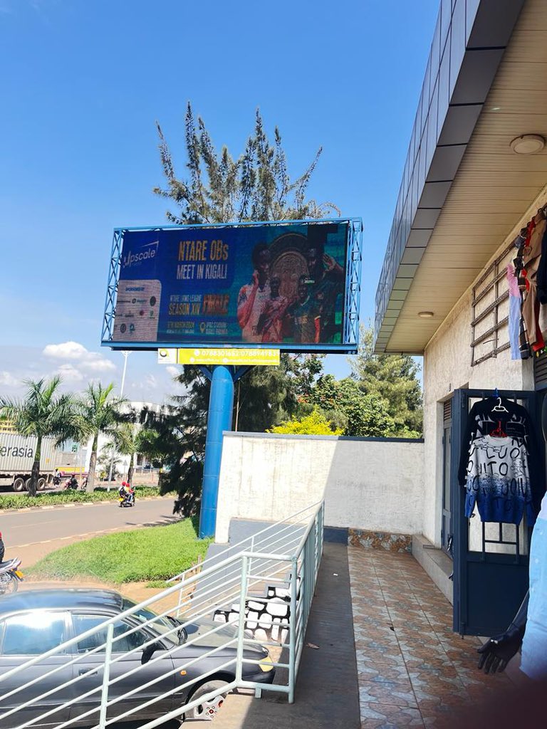 ntare_league's tweet photo. We appreciate the gesture Rwanda 🇷🇼.

Scenes at the Kigali International airport &amp; a prime billboard a few…
#Road2Kigali #NLLXIV #NLLat10 https://t.co/fhuyAf6dBf