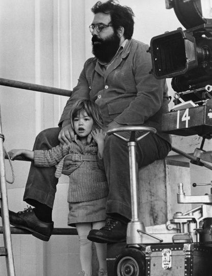 projectionistw's tweet image. Francis Ford Coppola and Sofia Coppola.