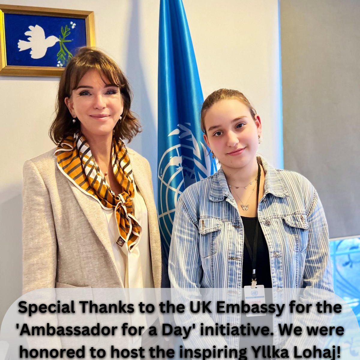 Discussed: Dealing with the past & fostering reconciliation. Young people need inspiring, female role models like Yllka, to drive positive change & build gender equality for all women and girls of  Kosovo. #YouthEmpowerment #InvestInWomen Full story @ tinyurl.com/th38urtx