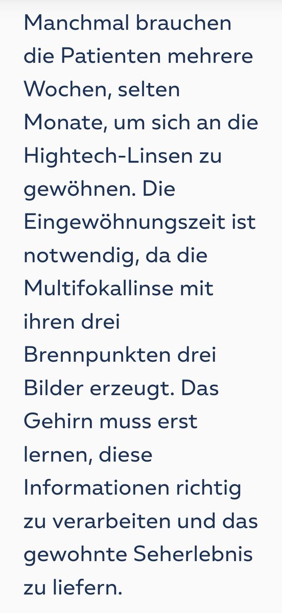 sproengs's tweet image. Ich informiere mich schon mal. Habe noch keine Diagnose. Nur Neugier, was da alles tolles entwickelt wurde. Lasern gab früher Narben im Auge. Wie sieht es mit so einer OP aus...
#Multifokallinse
#DocCheck
#HighTechMedizin