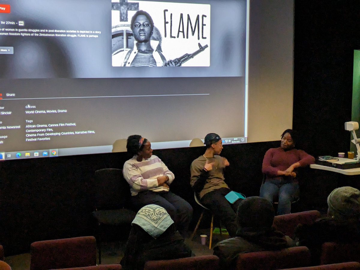 To celebrate IWD we teamed up with @GoldsmithsUoL History on Film for a screening of Flame (1996) followed by a Q&A with @amelimetre author of Gerlin Bean: Mother of the Movement and @AltheaMRivas. Find out more about our Radical Black Women series here: bit.ly/48NrYFJ