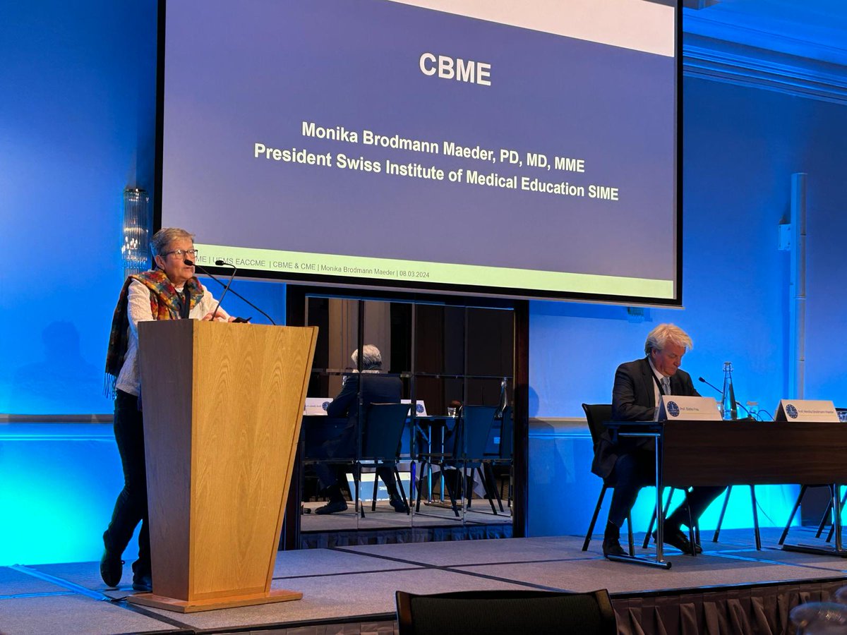 EACCME 3.0: The Next Frontier A Pan-European CME-CPD Partnership. ➡ Plenary 3: CBME : How to apply it to CME programme. Prof. M. Brodmann Maeder (SIWF) #uems #eaccme #conference #cme #cpd