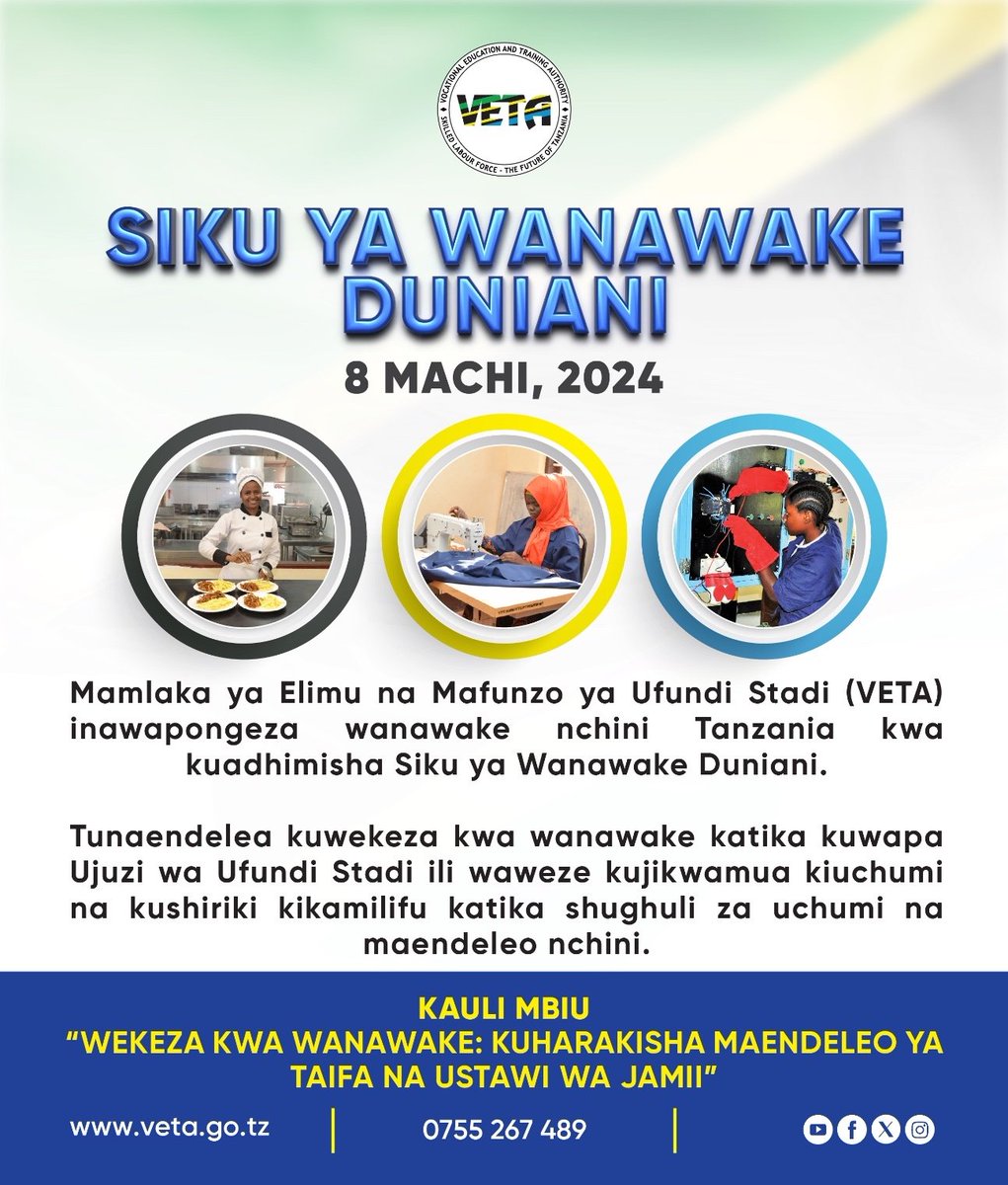 VETA Tanzania (@vetatanzania) on Twitter photo 