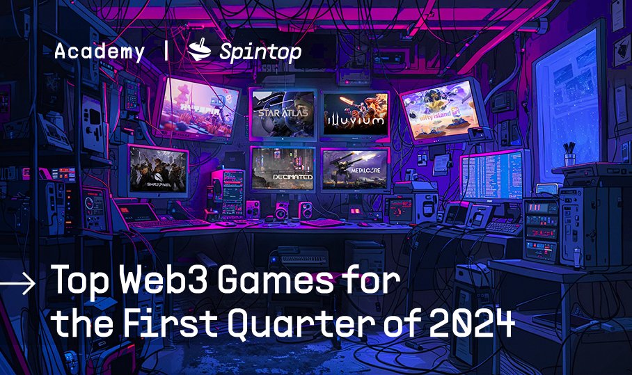 SpintopNetwork's tweet photo. Web3 gaming has kicked off 2024 with momentum and a multitude of ambitious games. 🎮

We've compiled a list of games that you definitely need to check out! Take a glance at the most noteworthy games of the first quarter of 2024 in just 5 minutes!;

👇👇👇
https://t.co/iXZH8QkXzL https://t.co/HE6M1Iq4S1