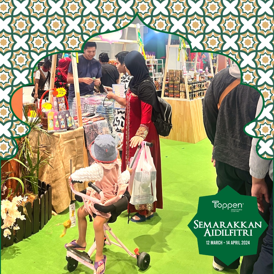 ToppenMY's tweet image. Discover our vibrant Raya pop-up booth, featuring everything you need for the festivities 🎉, from stunning outfits 👗 to delectable goodies 🍬. 

Raya Bazar
📆 14 March - 14 April 2024
🕐 10.00am - 10.00pm

#ToppenJB #GreenPacket #RayaRedemption #RayaAtToppen #Raya2024 #BazaarJB
