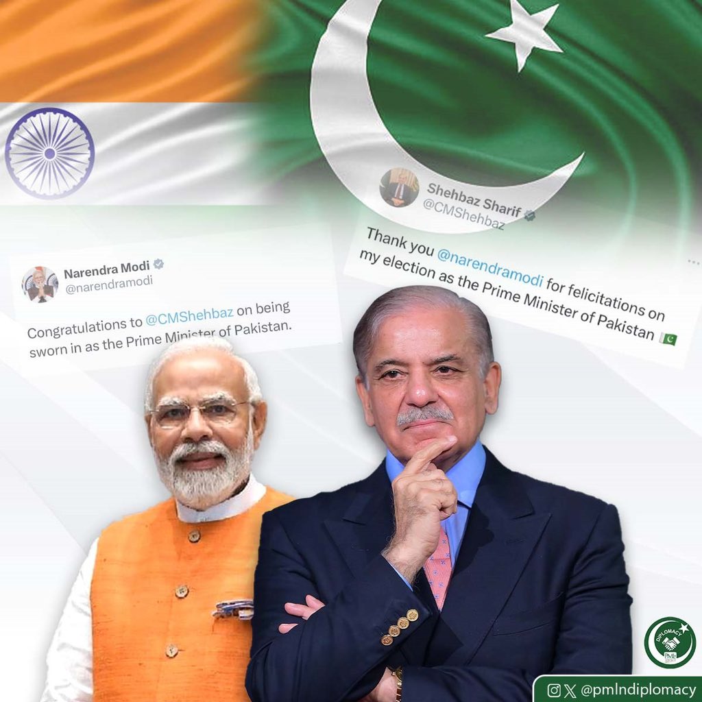 🇵🇰🇮🇳: Under PM <a href="/CMShehbaz/">Shehbaz Sharif</a>’ vision, Pakistan will become a regional hub of peace, security and prosperity and relations with neighbouring countries will be enhanced on basis of mutual respect.

<a href="/IndiainPakistan/">India in Pakistan</a>