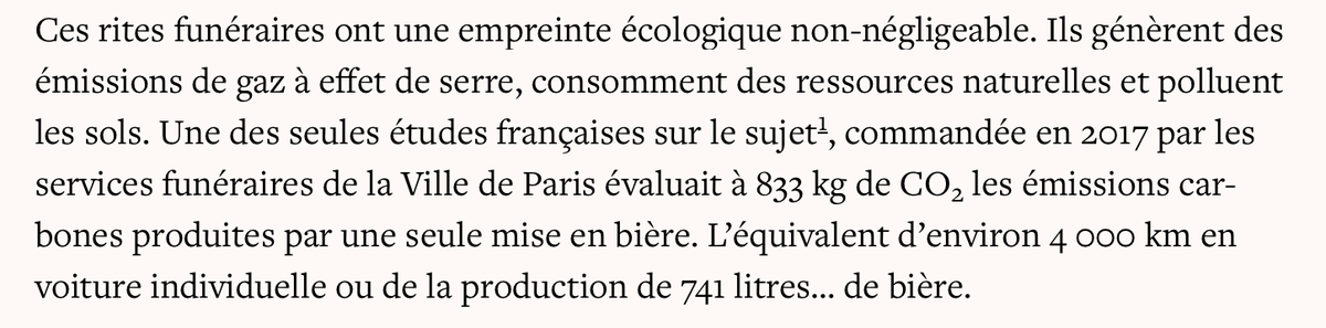 Andy_d_David's tweet photo. Je découvre qu'un enterrement est l'équivalent CO2 de 4 000 kilomètres en voiture (thermique)... Source : https://t.co/QppLUd3oNN https://t.co/ge9VDjFVHV