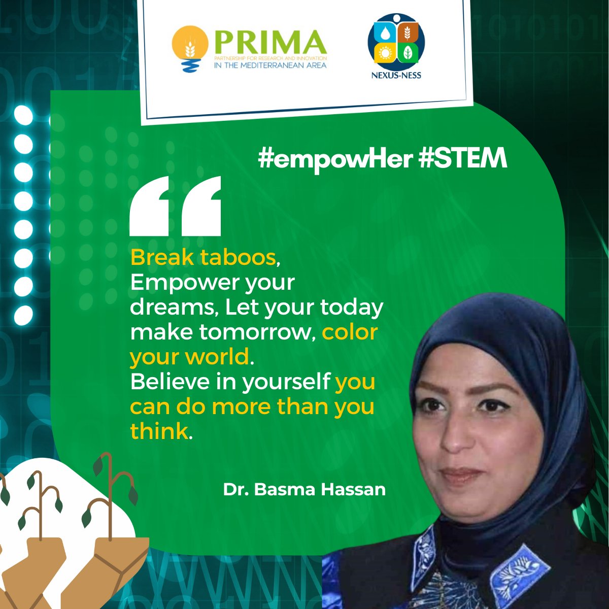 NexusNess_Prima's tweet photo. On occasion of #March8th, #InternationalWomensDay , @PrimaProgram #NEXUSNESS consortium continues its campaign to encourage girls to pursue #STEM fields!
🛰️🌱💻🧪🔬
💡Designed by Università degli Studi di Firenze 
@UNI_FIRENZE

#empowHer #March8 #PRIMAProgram #NEXUSNESS #WEFE https://t.co/KwQeETZopi