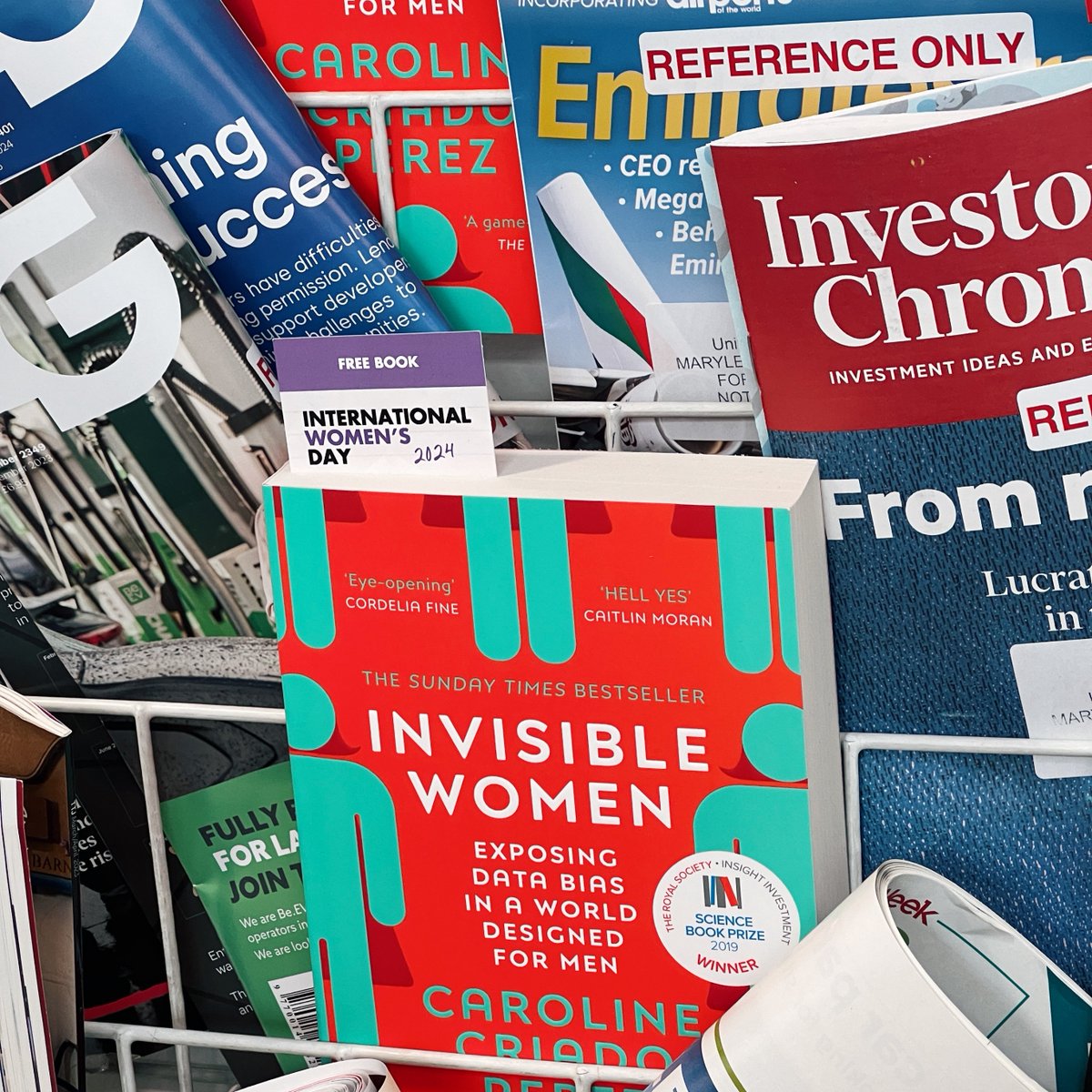 Did you know that @CCriadoPerez, the mind behind Invisible Women: Exposing Data Bias in a World Designed for Men, holds an honorary doctorate from Westminster? 🎓 This International Women's Day, find one of 50 free copies across campuses or listen to the audiobook on @Spotify 💜