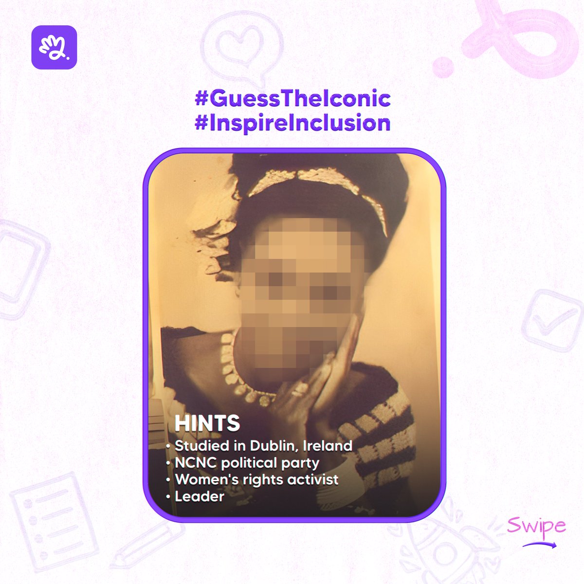 Poppinverse's tweet photo. Stand a chance to win awesome prizes this #IWD2024 

❤️Guess each icon's identity in the comments, using the hashtags #ShePoppin and #inspireinclusion.

❤️Tag your friends in the comments for a chance to win.
Winners would be chosen at random.
#InspireInclusion #InspiringWomen https://t.co/v2yLNIh46Y