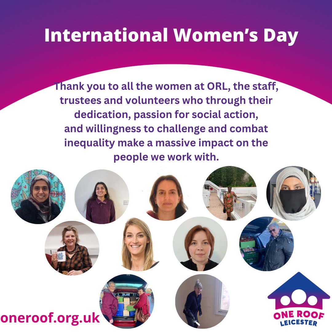 It's #InternationalWomensDay2024 and we want to say a big thank you to all the women, staff, trustees, volunteers & supporters. Their commitment to the charity enables us to accommodate & support single people who are homeless & find them appropriate move on accommodation 👏👏👏
