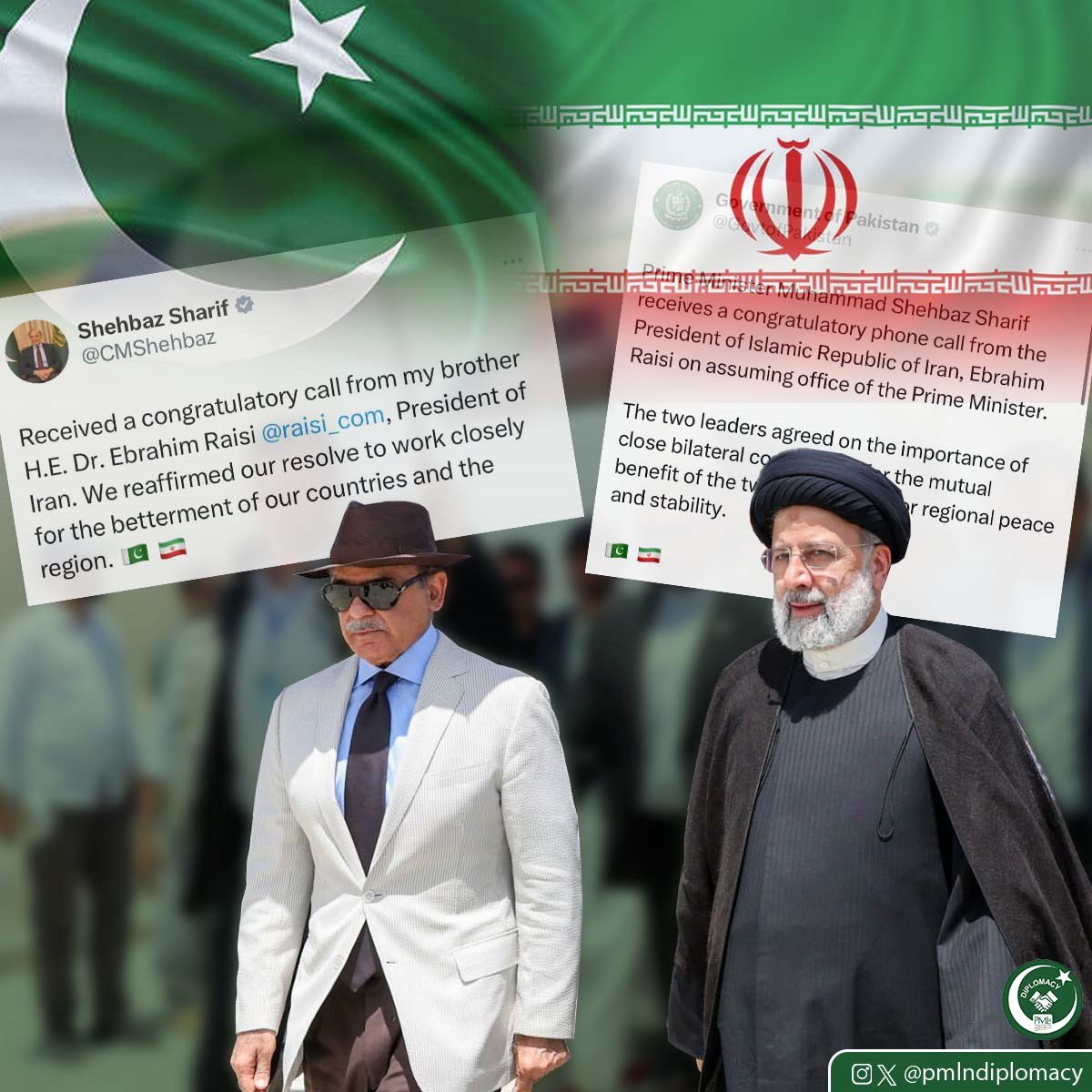 🇵🇰🇮🇷: Pakistan and Iran have deep rooted people to people relations for centuries and PM <a href="/CMShehbaz/">Shehbaz Sharif</a> aims to ensure that this relationship goes strength from strength for regional prosperity.

<a href="/IraninIslamabad/">Embassy of Islamic Republic of Iran- Islamabad</a>