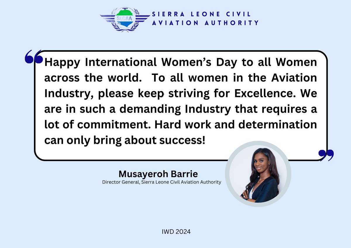 SIERRA LEONE CIVIL AVIATION AUTHORITY (SLCAA) tweet media