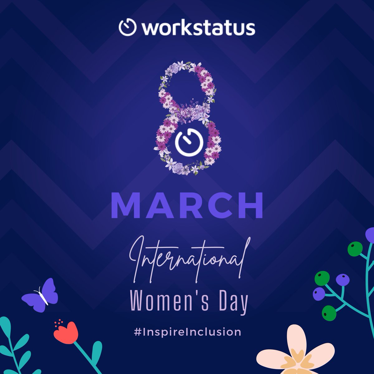 workstatusapp's tweet photo. Celebrating this International Women's Day with the mission of embedding diversity, equity, and inclusion 🤝 in every workplace.
Fostering a place where #womeninbusiness can flourish with grace.
We #InspireInclusion 💜
#InternationalWomensDay #WomenEmpowerment #Workstatus https://t.co/0gYHaJAhWa