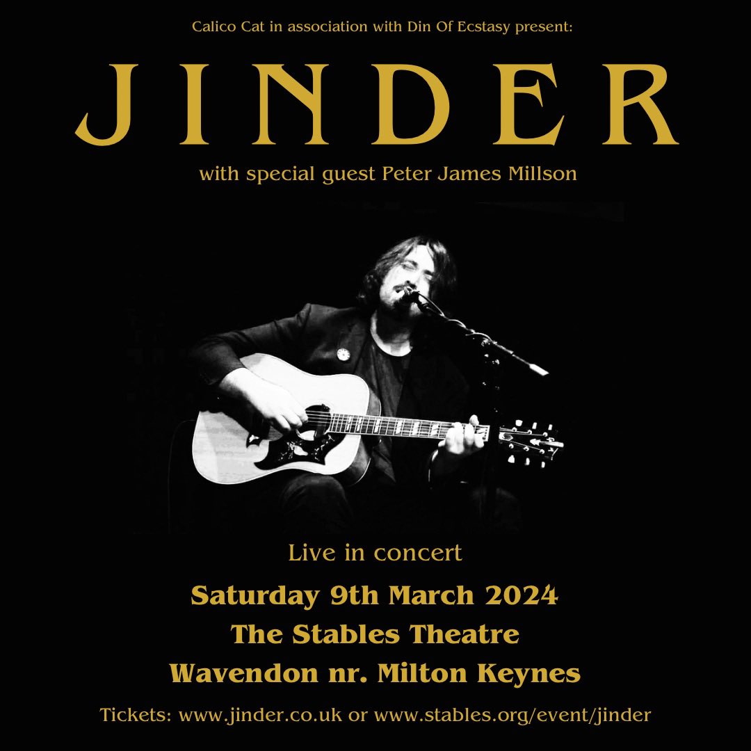 Jinder (@jindersongs) on Twitter photo Tomorrow night I’m playing a show at <a href="/StablesMK/">The Stables MK</a>, there are still tickets left and I would love to see you there. There are songs to be sung and stories to be told… Tomorrow night I’m playing a show at <a href="/StablesMK/">The Stables MK</a>, there are still tickets left and I would love to see you there. There are songs to be sung and stories to be told…