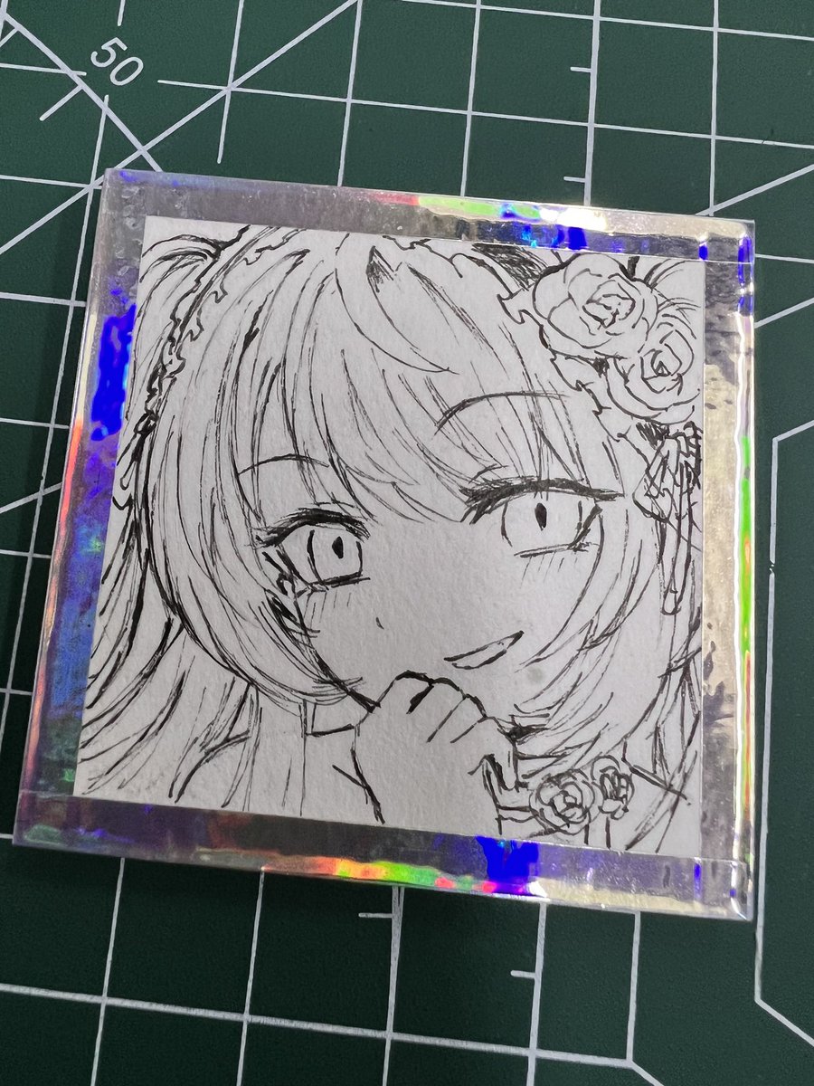 KurobaVictoria's tweet image. #PR07

參加了PR07 
一連兩日會擺攤
會擺一些手繪和既品😌

私心鐘意黑白果兩幅🖤
因為Marker同水彩都係初心者 控制得唔好🥹

（手繪色紙仲有兩幅牙羽同埋一啲同人冇影出黎）

日期：2024年3月9日-10日（星期六日兩天）
地點：麥花臣場館（旺角奶路臣街38號）
攤位：A11- Kyrios