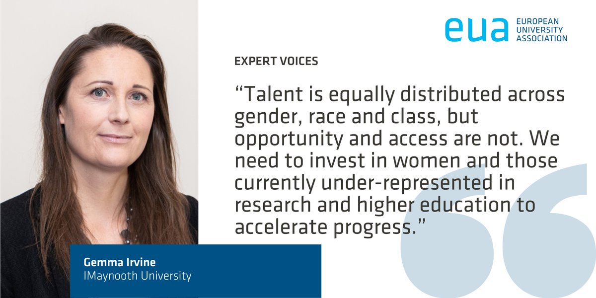 Equality and inclusion must be an everyday practice, not just an end goal, says Gemma Irvine in her #EUAExpertVoices article on @MaynoothUni advancing equality, celebrating diversity, and promoting inclusion: bit.ly/49sS0iB #IWD2024 #InternationalWomensDay