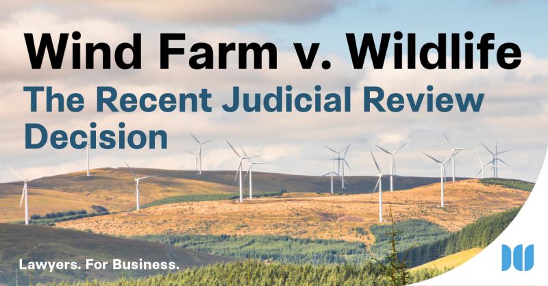 Why did a court refuse to quash a wind farm's consent in the face of concerns over the protection of wild cats?

Our Head of Environment, <a href="/LauraLTainsh/">Laura L Tainsh</a>  examines the court’s view of the challenge raised by the Wildcat Haven  Community Interest Company.  dcslegal.com/wind-farm-v-wi…