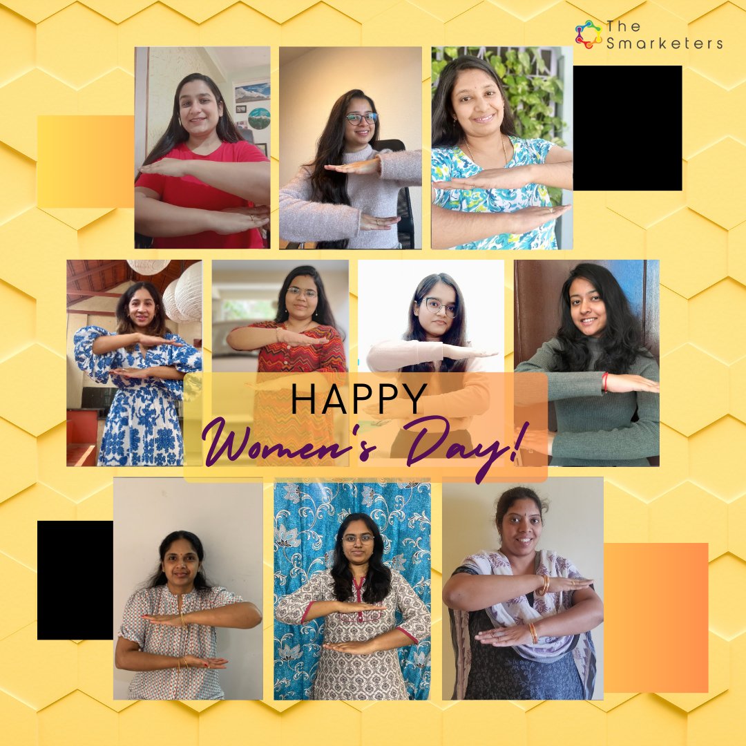 🌸 Happy International Women's Day from The Smarketers! 🌸

Here's to all the women at The Smarketers and around the world who inspire us every day with their strength, resilience, and leadership.

#InternationalWomensDay #IWD2024 #WomenInBusiness #Equality #TheSmarketers